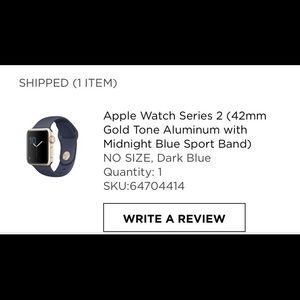 Apple Watch series 2 w/ extra band